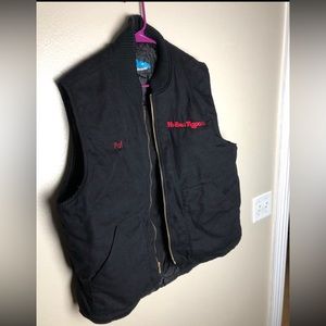 EUC trucker vest. Tri-Mountain Workwear. Size LT